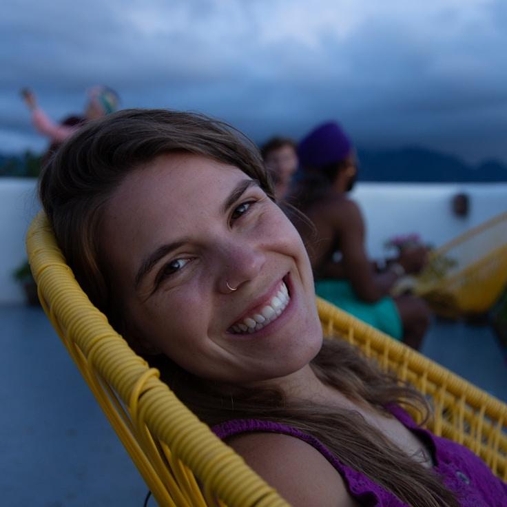 Portrait of Lina Ortega, group coordinator and fusion cooking expert